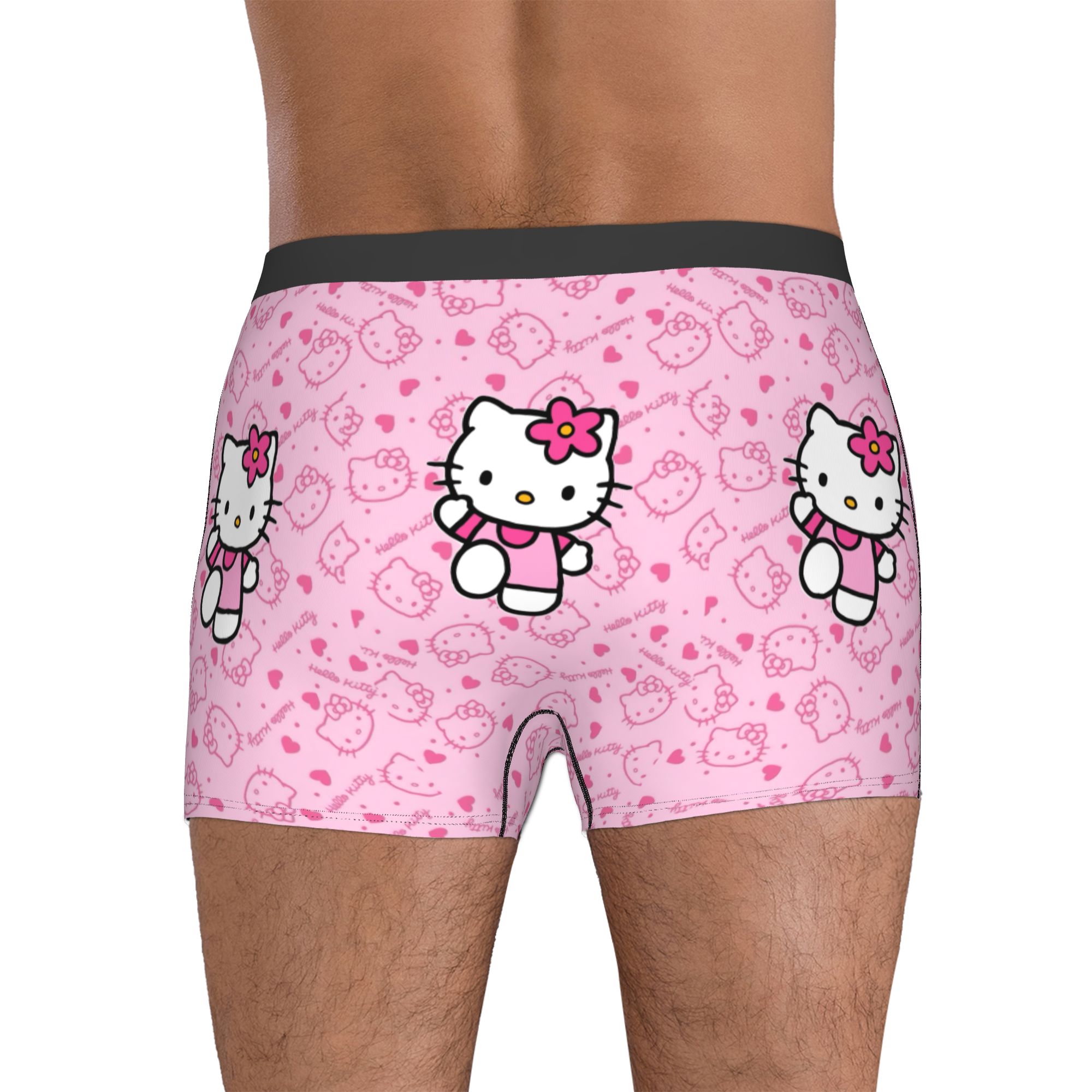 女の子子猫下着男性プリントピンクかわいい漫画ボクサーブリーフ - Boxer Shorts Modal のレビューと価格