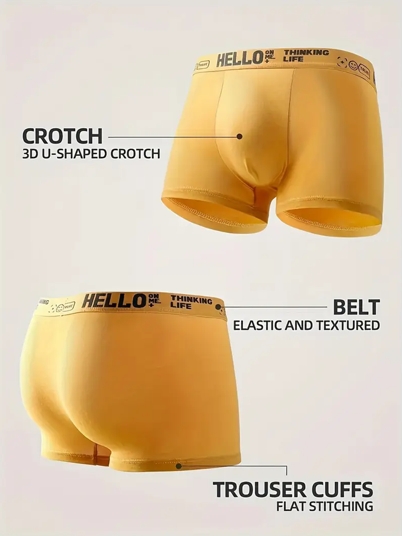 メンズミルクシルクボクサーブリーフ5枚組固定カラーセットシー - Multi Pack Underwear のレビューと価格