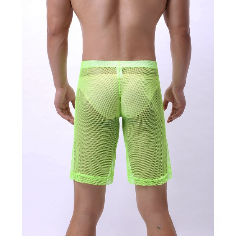 ローライズメッシュエロ下着男性通気性男性ボクサーパンツ透明水 - Trunk Breathable Men のレビューと価格