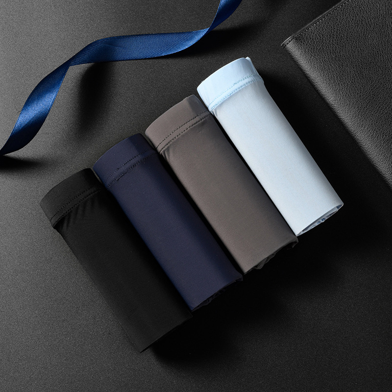 2 ピース/ロットメンズ超薄型パンティー夏のアイスシルクボク - Multi Pack Underwear のレビューと価格